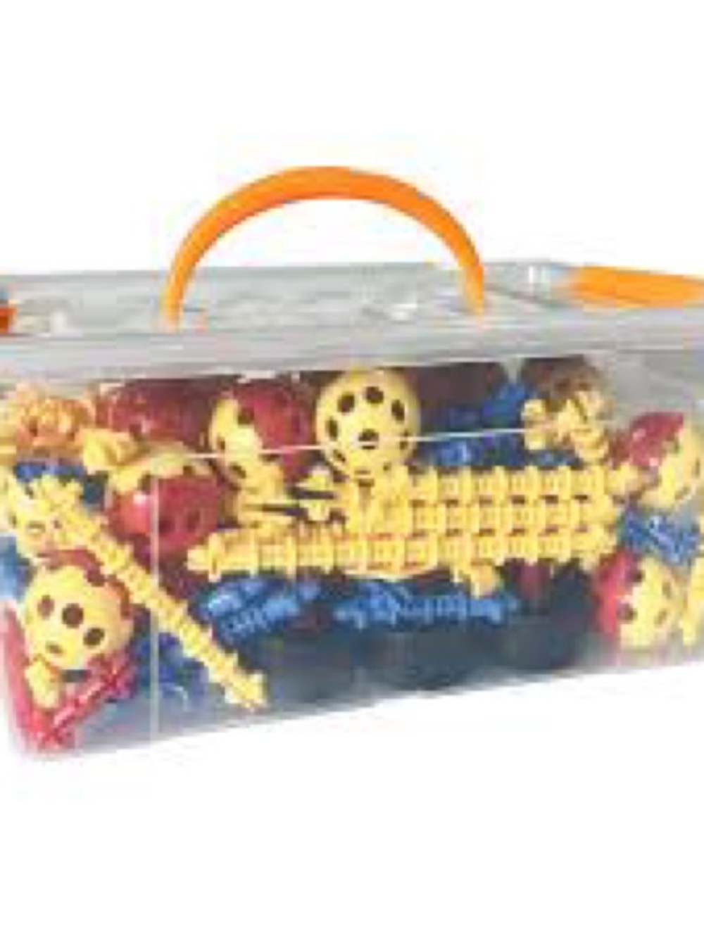 160 Pc Kids Construction Building Set w/ Case Wheels Axles STEM Toy Space